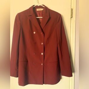 Calvin Klein vintage stunning double breasted long blazer